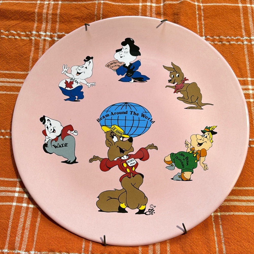 Jim Beam collector plates